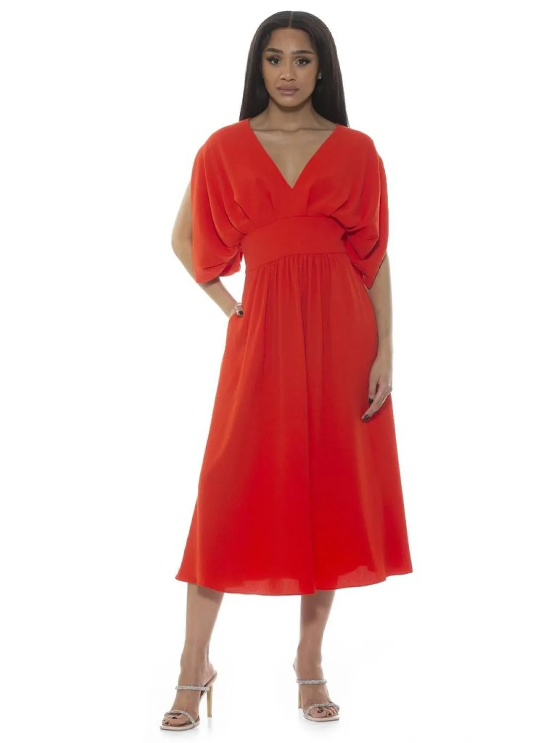 August Spilt Sleeves Dress