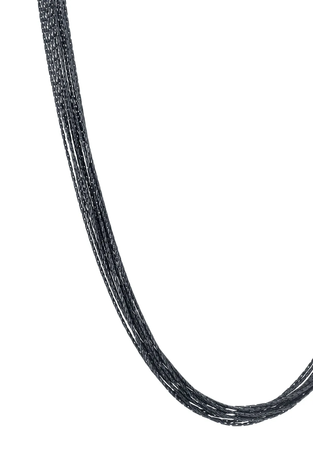 BLACK RHODIUM NECKLACE BY SLOAN