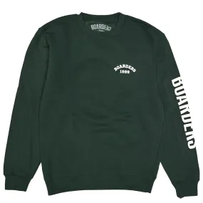 Boarders Bold Arch Crewneck - Forest Green