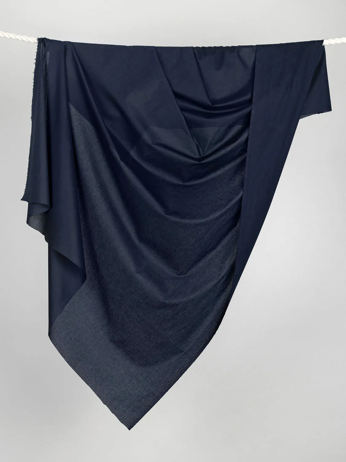 Breezy Cotton Voile - Navy