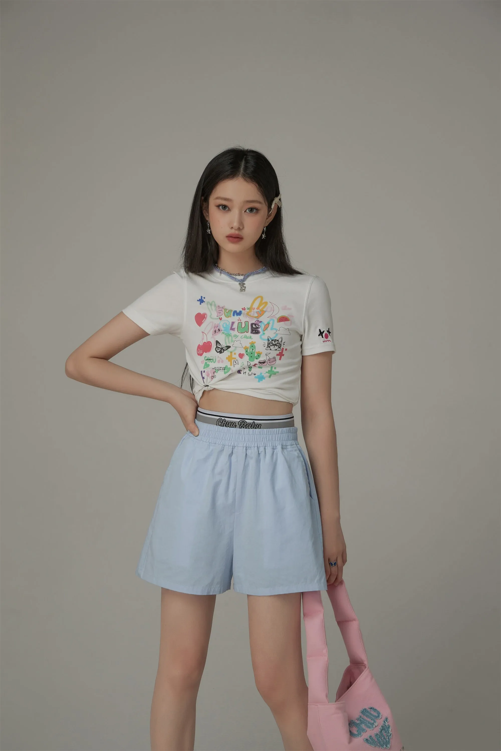 Candy Color Casual Shorts