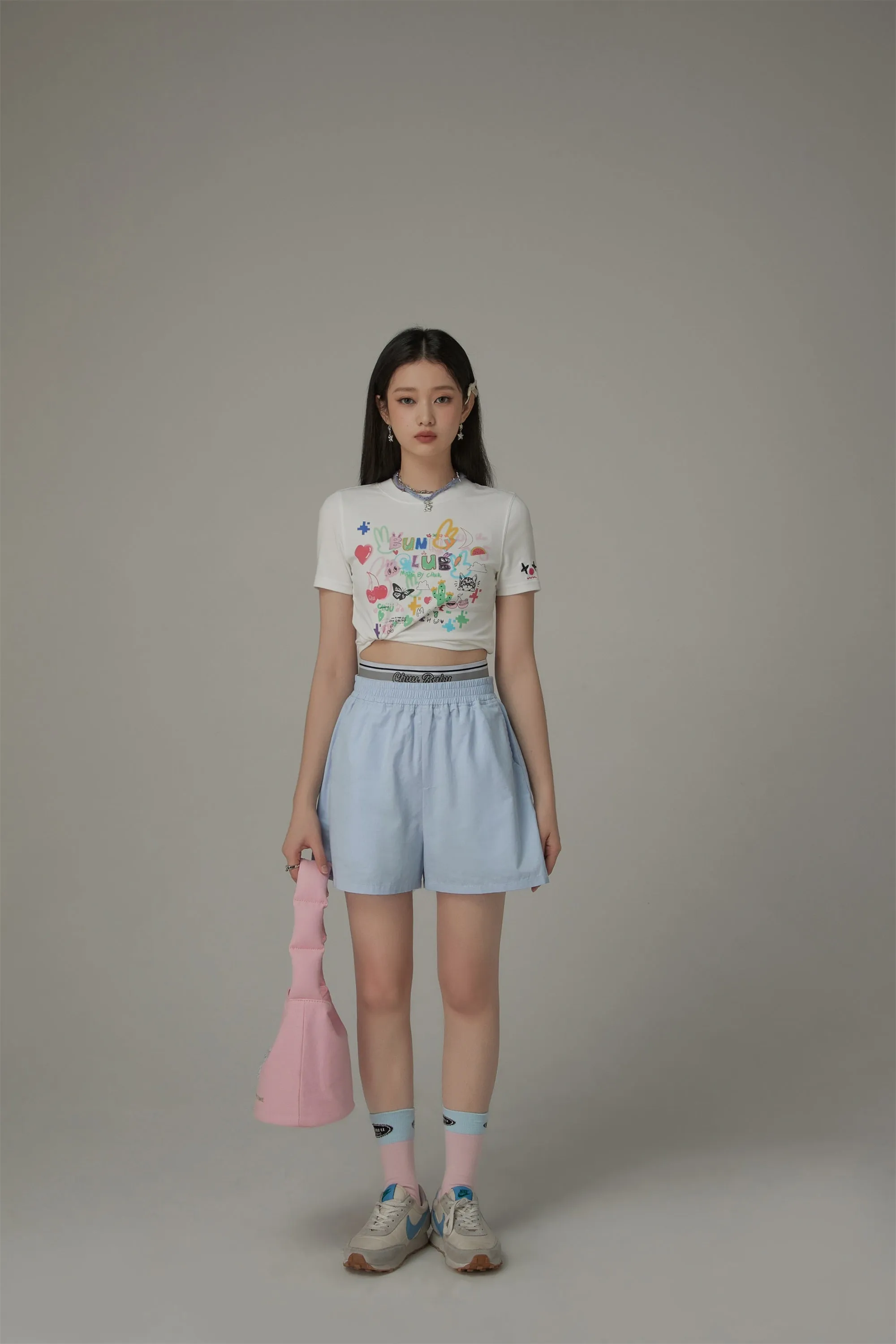 Candy Color Casual Shorts