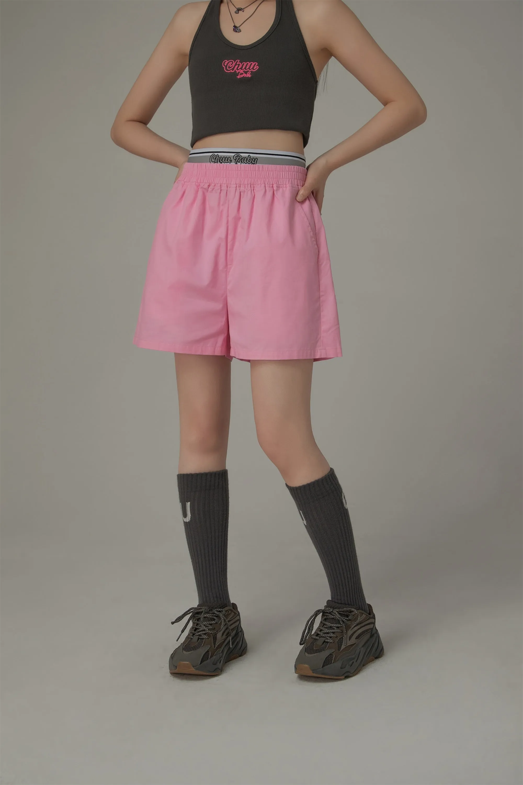 Candy Color Casual Shorts