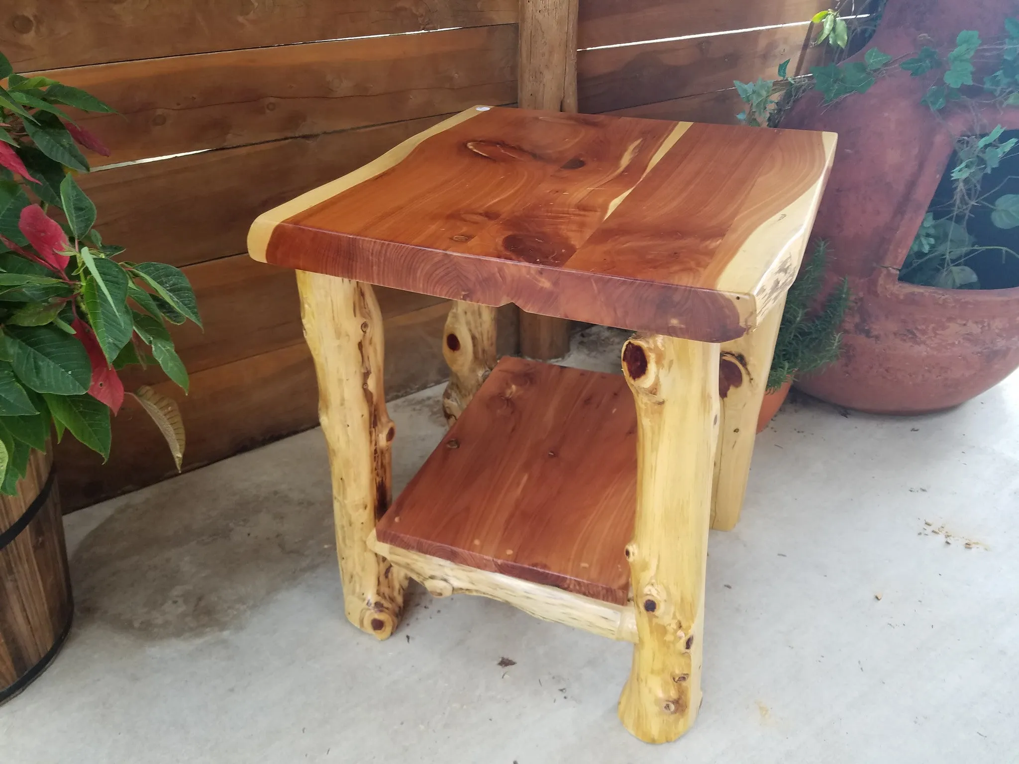 Cedar End Table