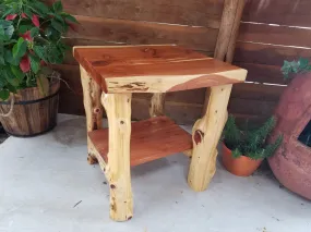 Cedar End Table