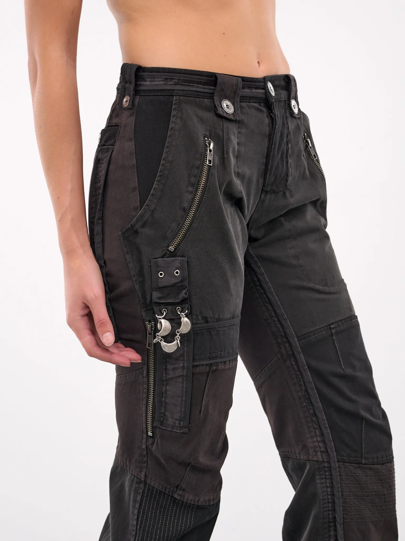 Convertible Patchwork Pants (PT6ST-STONE)