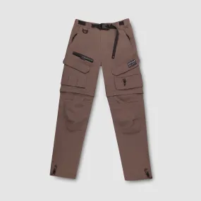 Elyzion "Cauvery" Convertible Cargo Pants - Coffee Quartz