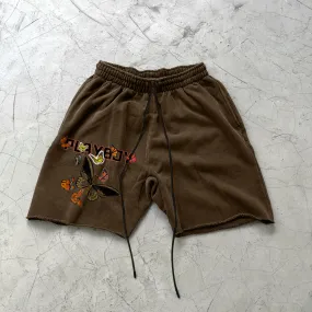 Fashion print trend street casual shorts