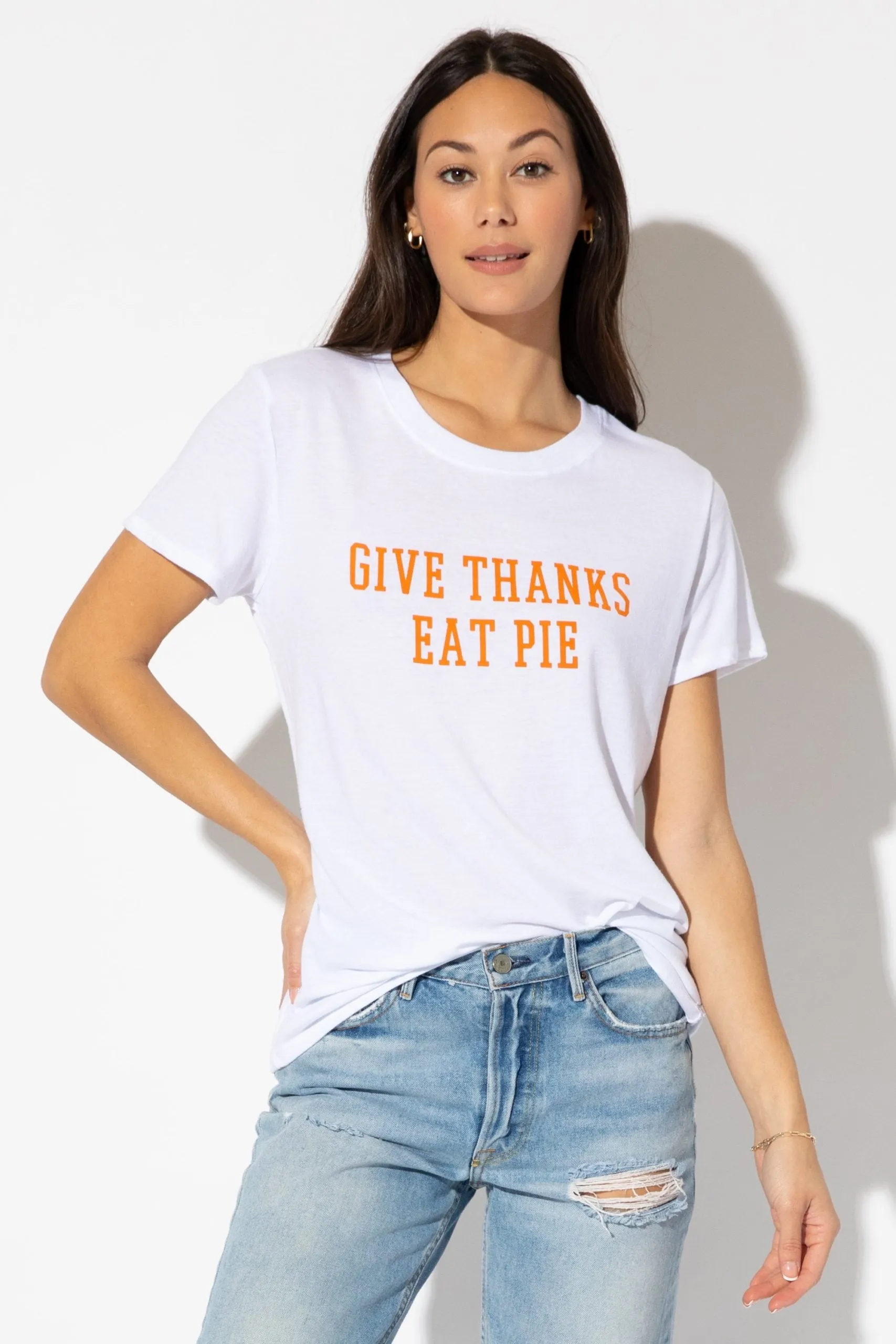 Give Thanks Eat Pie Tee Shirt