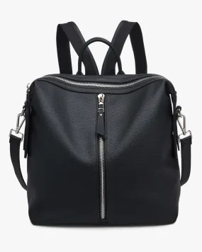 Kensie Faux Leather Backpack | Black