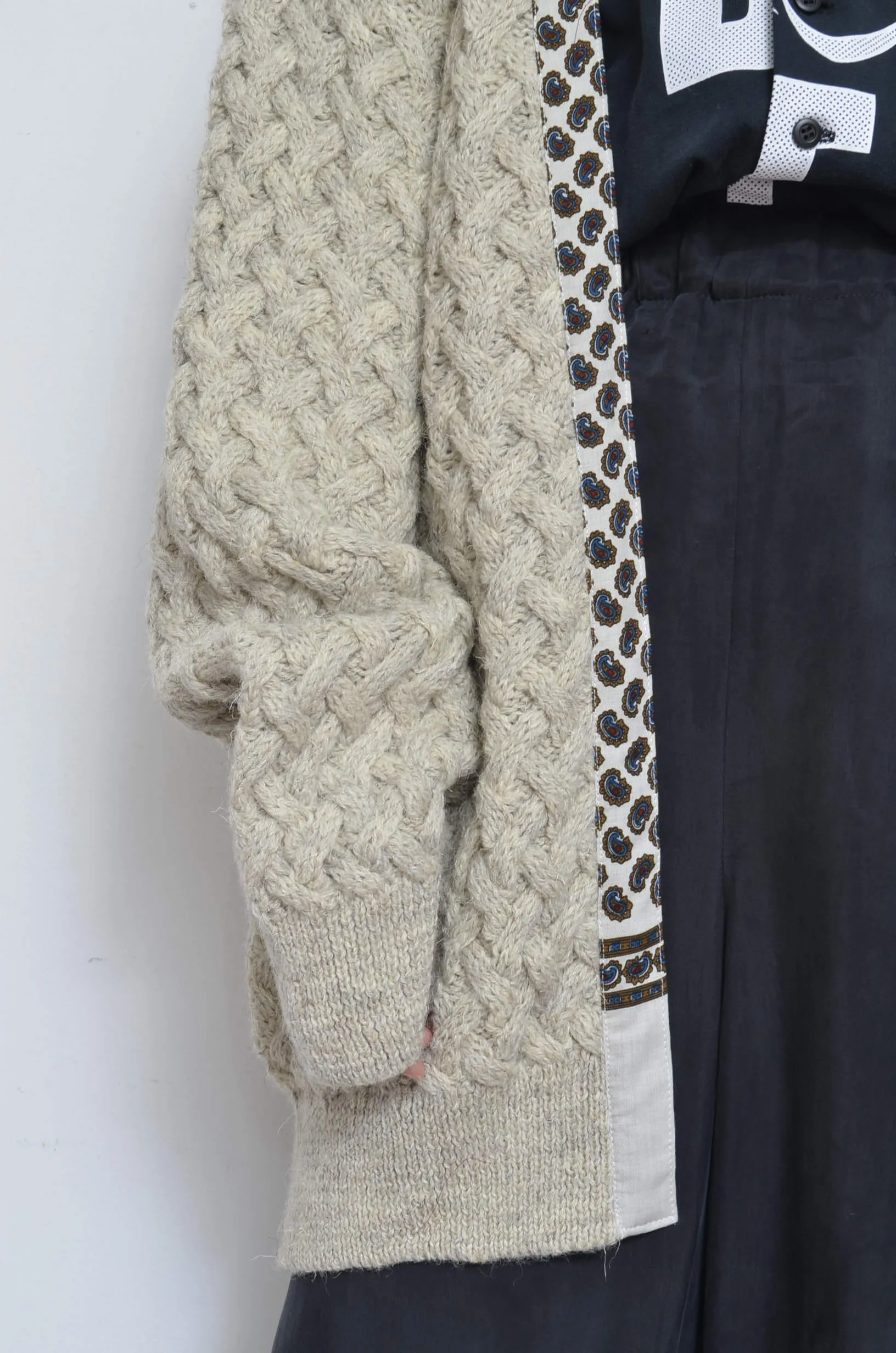 KNIT C/D_B/OW