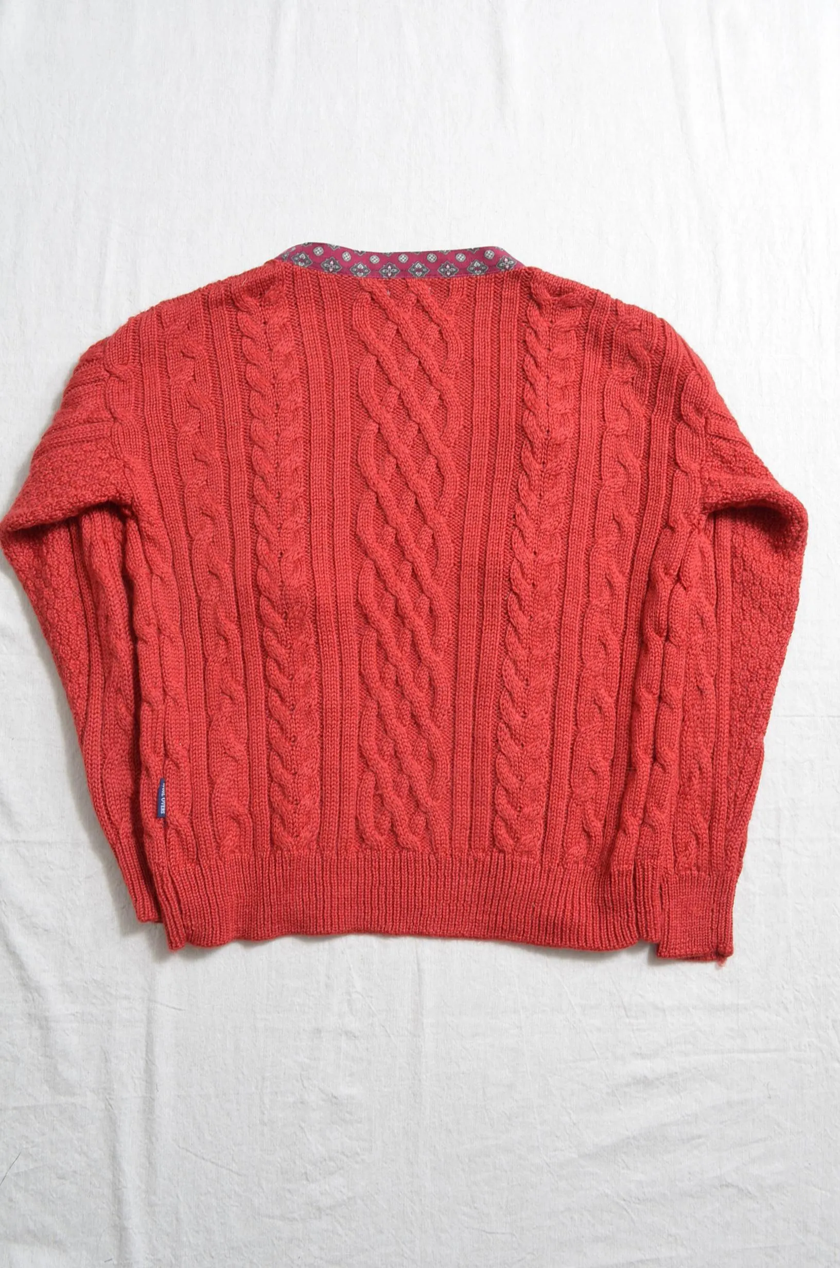 KNIT C/D_D/RED