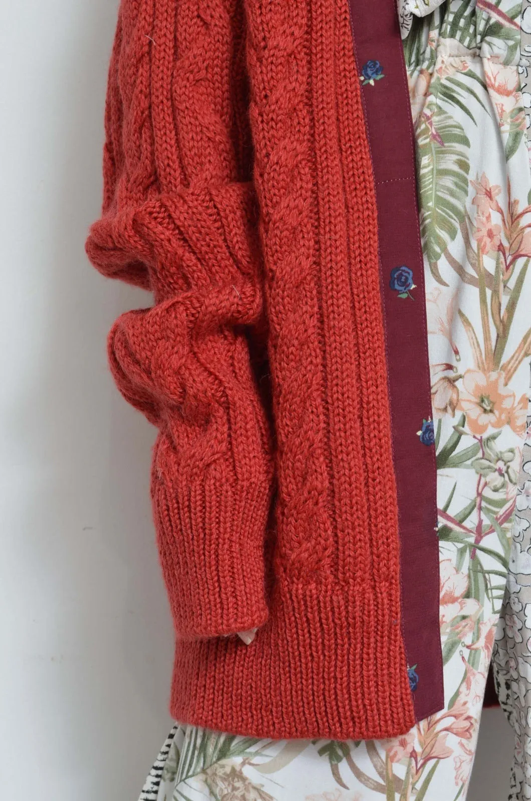 KNIT C/D_D/RED