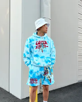 Loiter Eternal Tie Dye Hoodie Blue