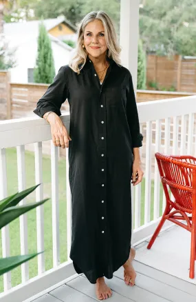 Market Shirt Dress- Twilight