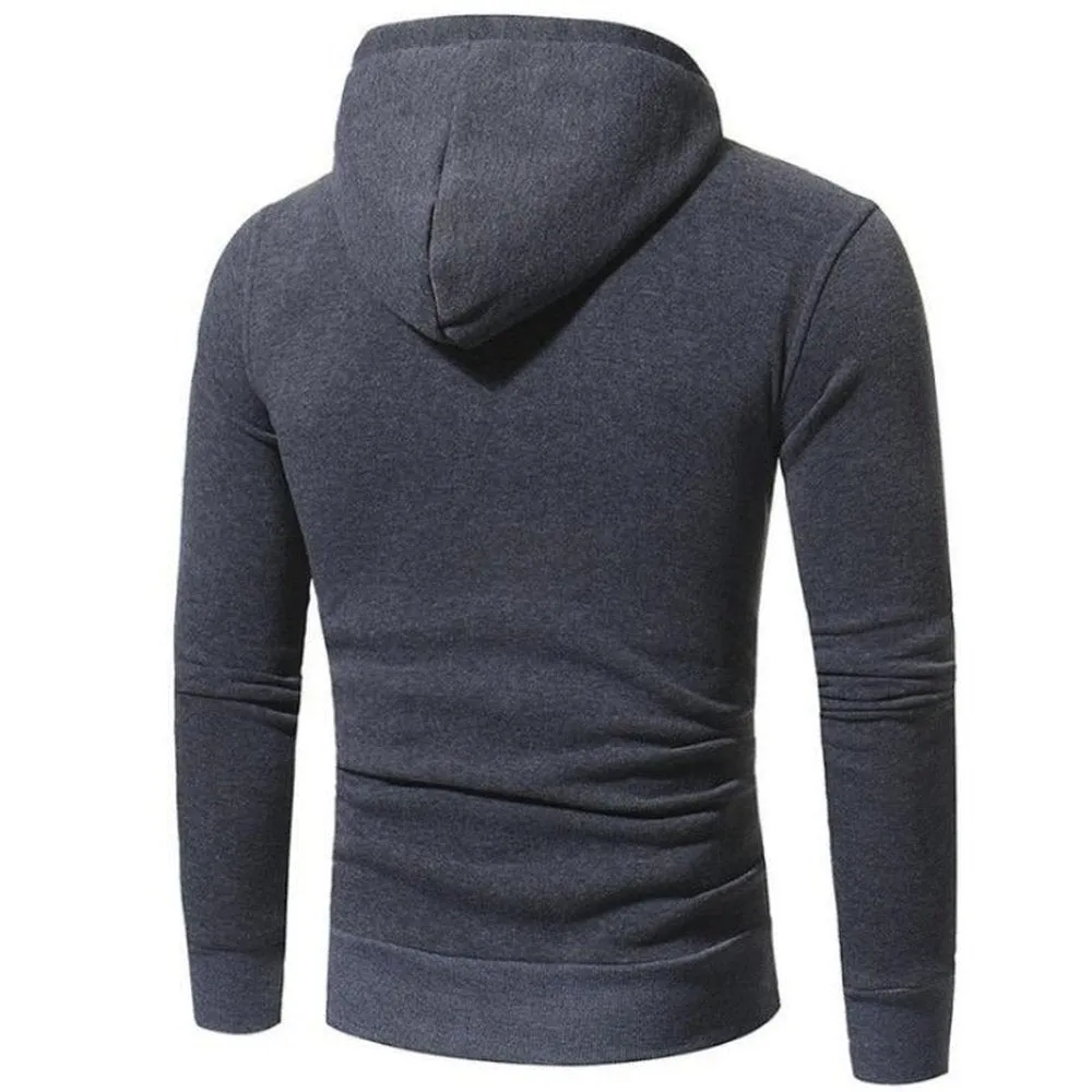 Men's Slim Fit Velvet Fabric Hoodie