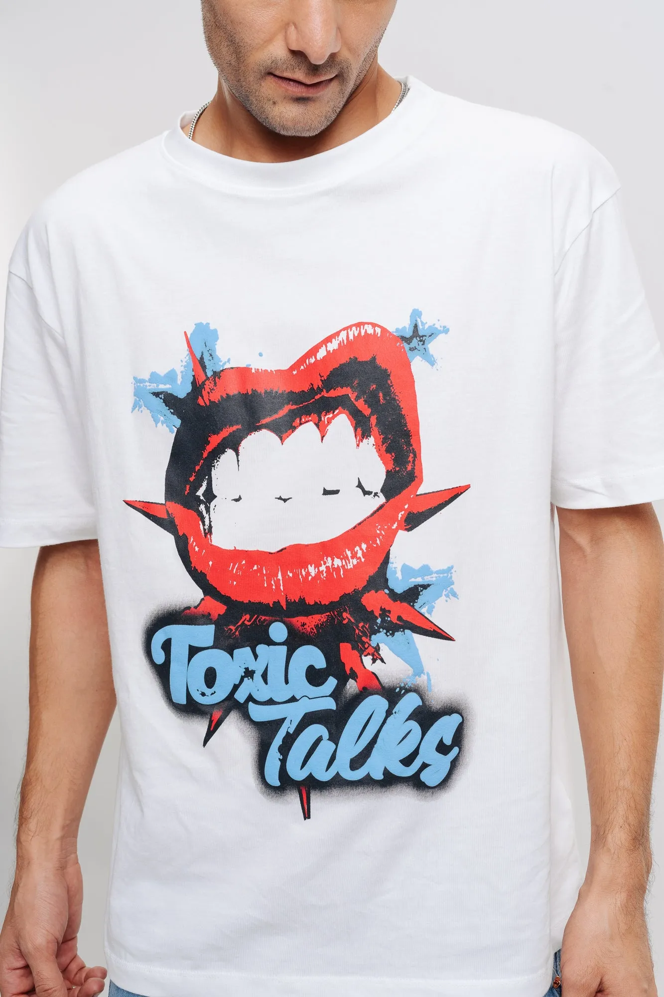 Men's Toxicity White Tees