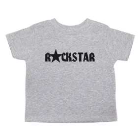 Rockstar Rock and Roll Unisex-Kids Toddler Short Sleeve T-Shirt