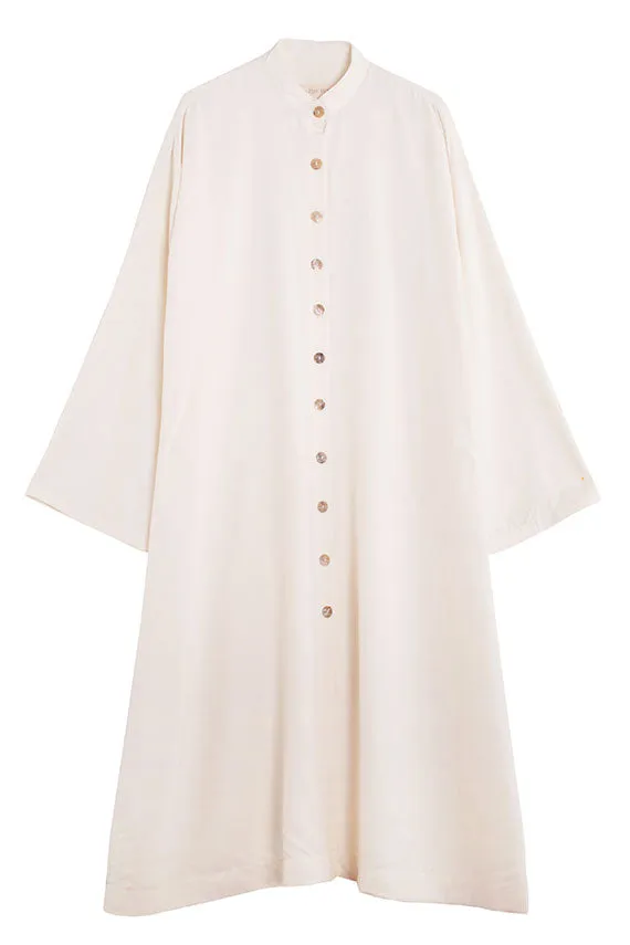 White Silk Loreto Tunic