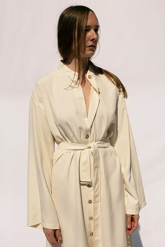 White Silk Loreto Tunic