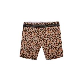 Women's Cheetah AOP Logo Shorts